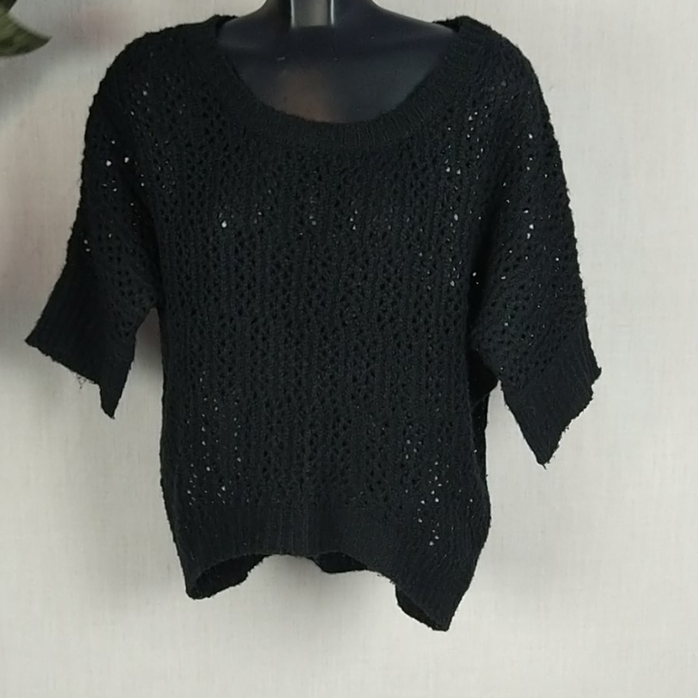 Pink Rose semi-sheer sweater Size XL